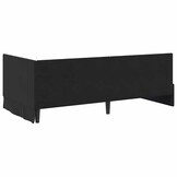 Hoekbedframe Zwart Fluweel 90x200cm - 35% Korting