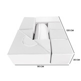 Foam Blokken Set 11 Stuks Wit - Zacht Speelgoed voor Kinderen (-18%)