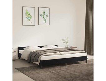 Zwart Fluweel Bedframe 180x200 cm - 35% Korting