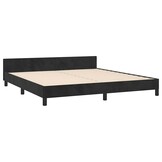Zwart Fluweel Bedframe 180x200 cm - 35% Korting