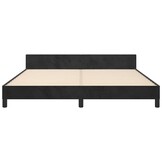 Zwart Fluweel Bedframe 180x200 cm - 35% Korting