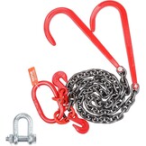 Robuuste Sleepketting V-flens G80 | 10mm x 90cm Staal | 7074 kg Draagkracht | 54% Korting
