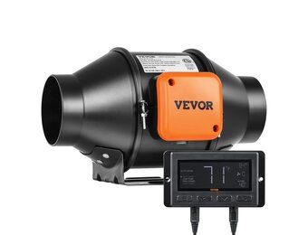Kanaalventilator Groeitenten 100mm 348m³/u 21W EC Motor - 54% Korting