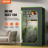 Kanaalventilator Groeitenten 100mm 348m³/u 21W EC Motor - 54% Korting
