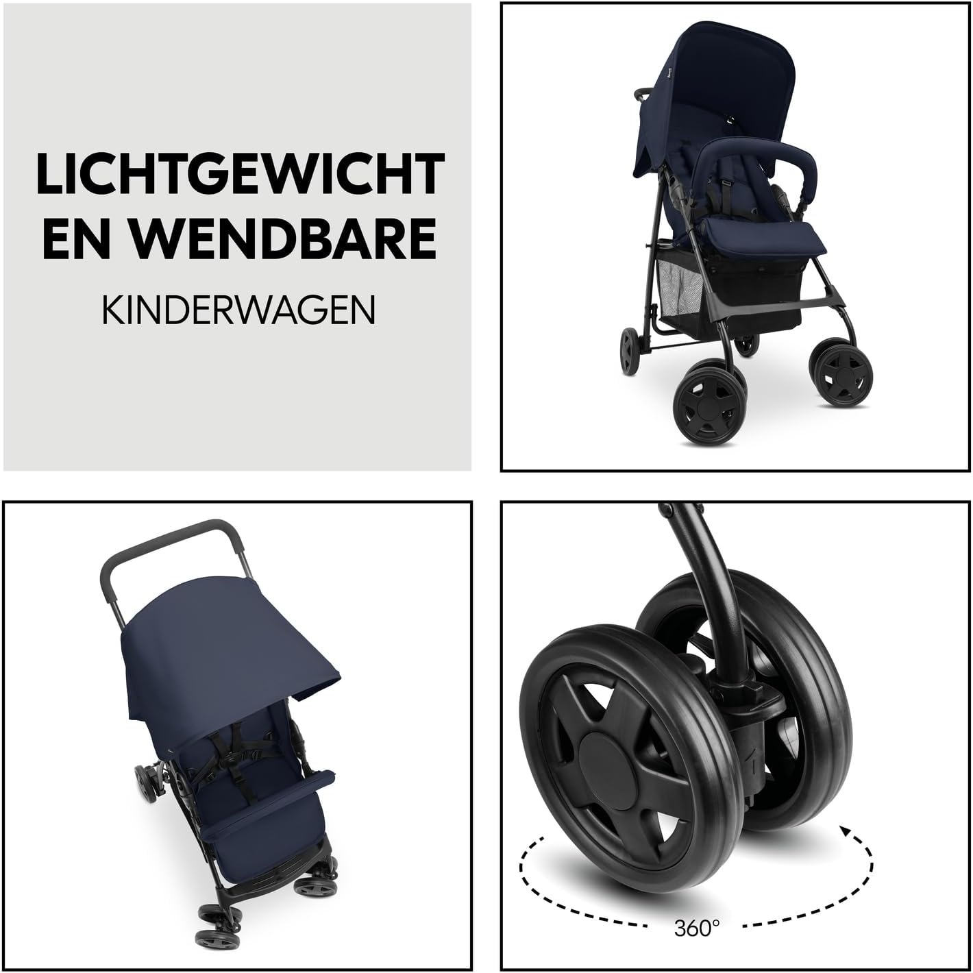 Lichtgewicht Kinderbuggy 5,9 kg - 34% Korting - Compact & Inklapbaar