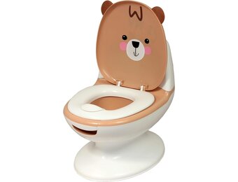 Zindelijkheidspotje Kind | Mini Toilet met Spoelgeluid & Anti-spatrand | 34% Korting