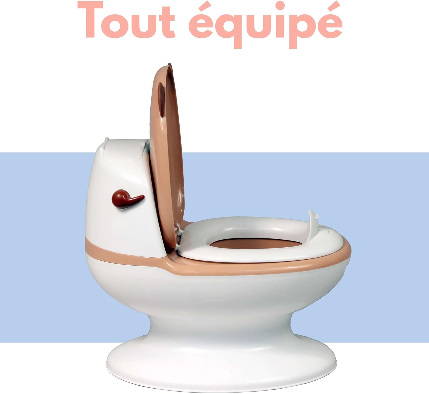 Zindelijkheidspotje Kind | Mini Toilet met Spoelgeluid & Anti-spatrand | 34% Korting