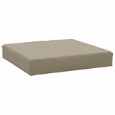 vidaXL Palletkussens Taupe - 34% Korting