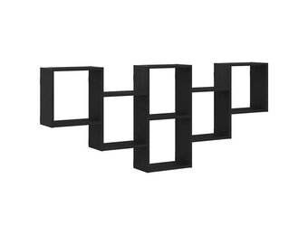 vidaXL Wandplank Zwart Eiken - 34% Korting
