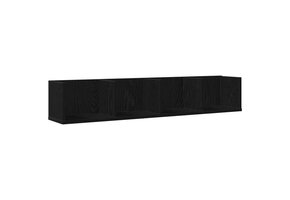 VidaXL Wandplank Zwart Eiken 100cm - 55% Korting