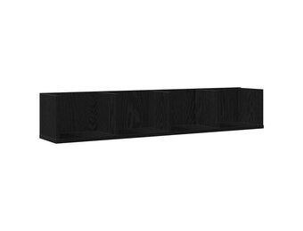 VidaXL Wandplank Zwart Eiken 100cm - 55% Korting