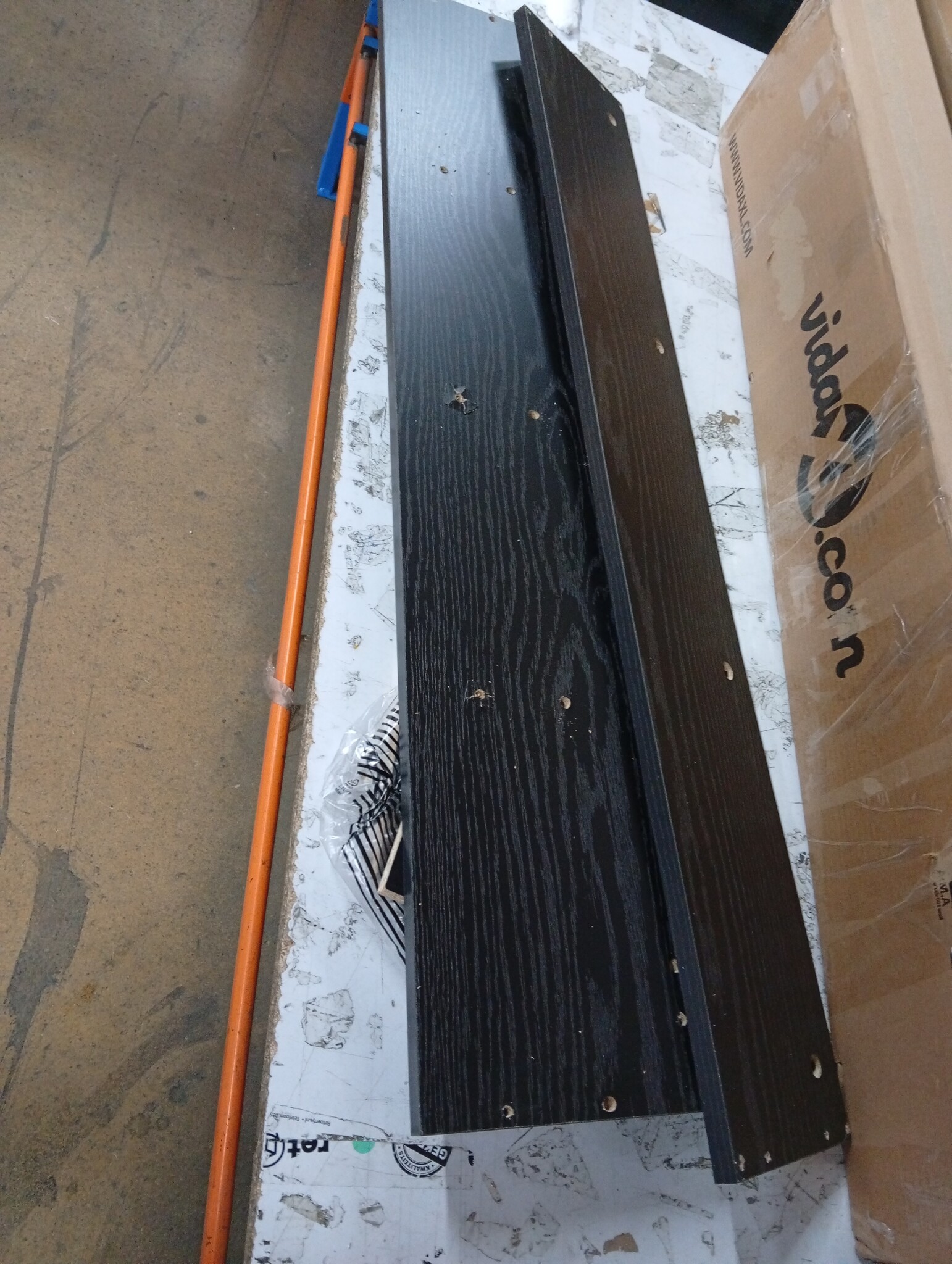 VidaXL Wandplank Zwart Eiken 100cm - 55% Korting