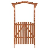 Massieve Houten Pergola met Poort 116x40x204 cm - 54% Korting