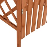 Massieve Houten Pergola met Poort 116x40x204 cm - 54% Korting