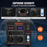 2000W Spanningsomvormer 110V/220V Bidirectioneel | 71% Korting