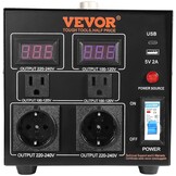 2000W Spanningsomvormer 110V/220V Bidirectioneel | 71% Korting
