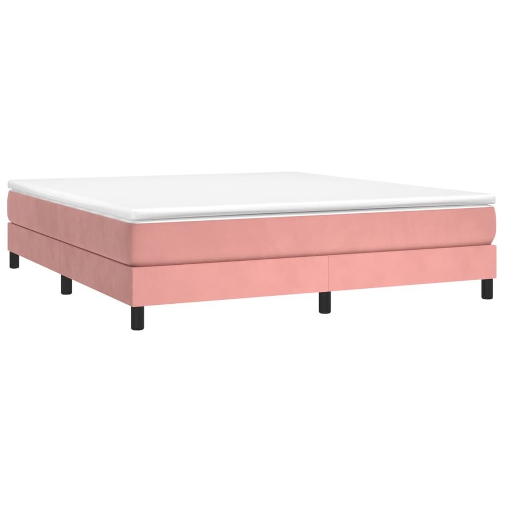Roze Fluwelen Bedframe 160x200 cm - 34% Korting!