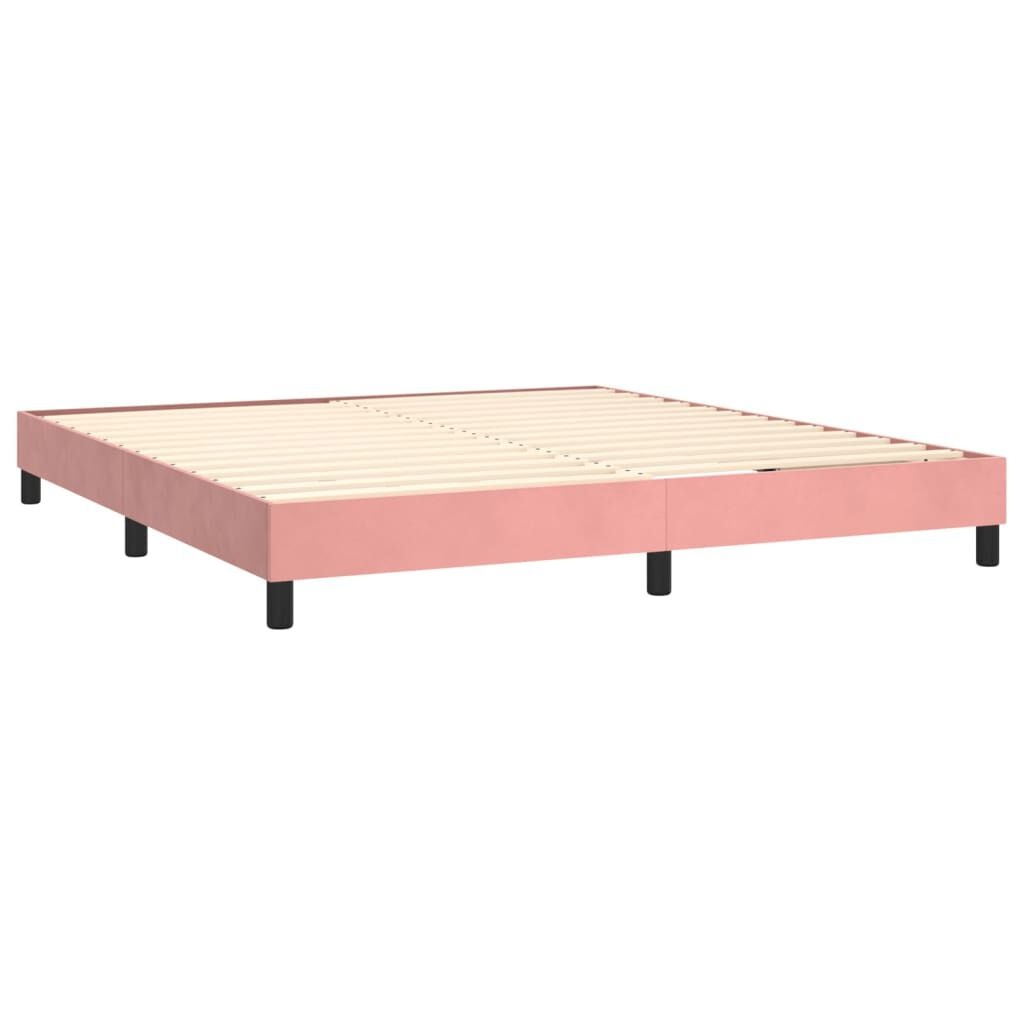 Roze Fluwelen Bedframe 160x200 cm - 34% Korting!