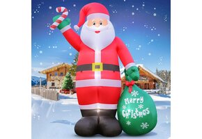 Opblaasbare Kerstman 3.6m met LED-verlichting - 34% Korting