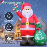 Opblaasbare Kerstman 3.6m met LED-verlichting - 34% Korting