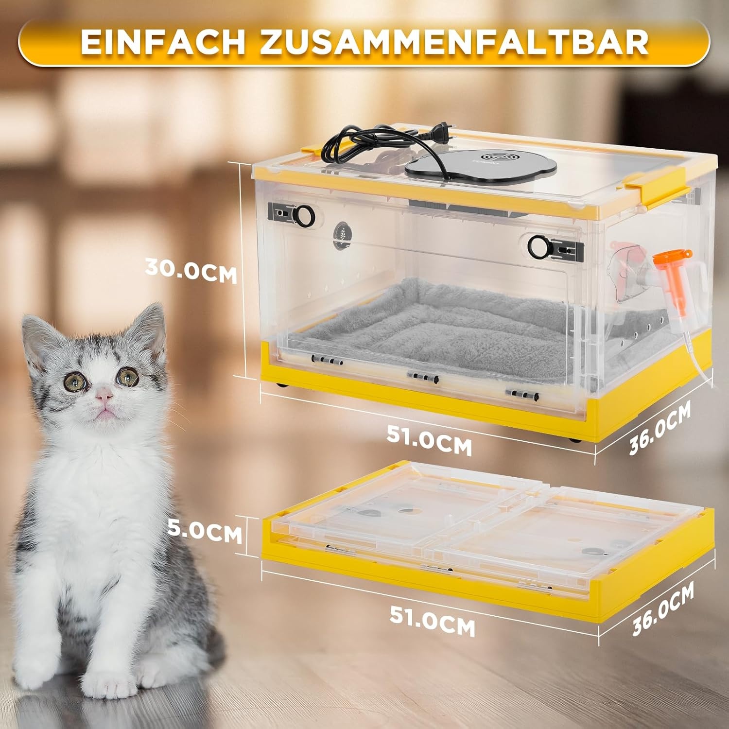 TURBRO PH55 Puppy/Kitten Incubator - 34% Korting