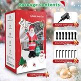 Opblaasbare Kerstman 3.6m met LED-verlichting - 34% Korting