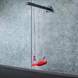 Ophangstang Schommel - 100cm - Zwart Gepoedercoat Staal - 54% Korting