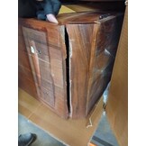 vidaXL Dressoir 75x35x60 cm massief sheeshamhout