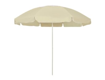 vidaXL Strandparasol 240 cm zandgeel
