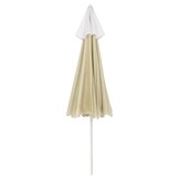 vidaXL Strandparasol 240 cm zandgeel