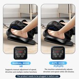 Rollingsurfer Elliptical Trainer voor Onder Bureau met Afstandsbediening en Instelbare Snelheden