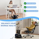 Rollingsurfer Elliptical Trainer voor Onder Bureau met Afstandsbediening en Instelbare Snelheden