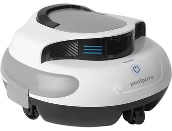 POOLPURE Zwembadrobot 55-120 cm met LED Display en Autoparkeerfunctie
