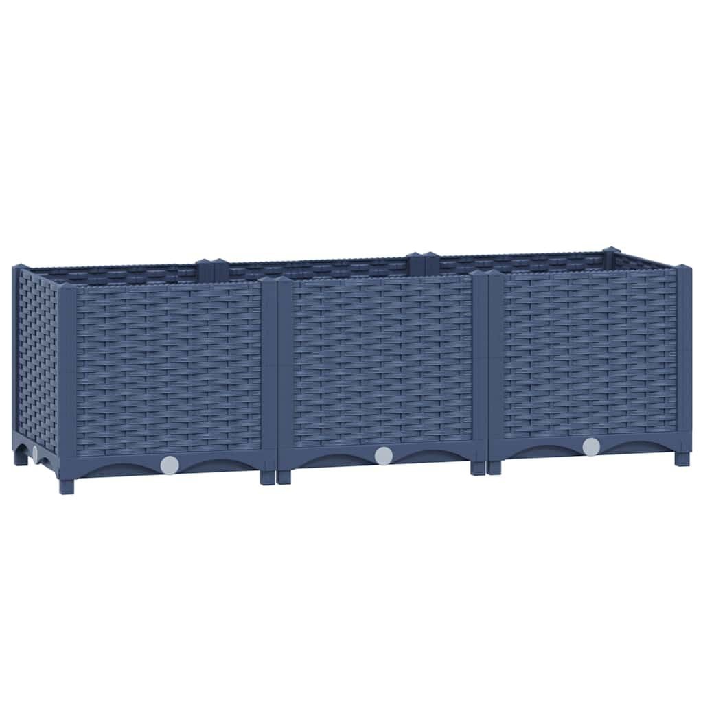Verhoogde Plantenbak 120x40x38cm Blauwgrijs | -74%