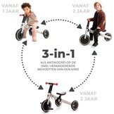 Kinderkraft 4TRIKE 3-in-1 Driewieler en Loopfiets - Geel