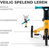 Kinderkraft 4TRIKE 3-in-1 Driewieler en Loopfiets - Geel