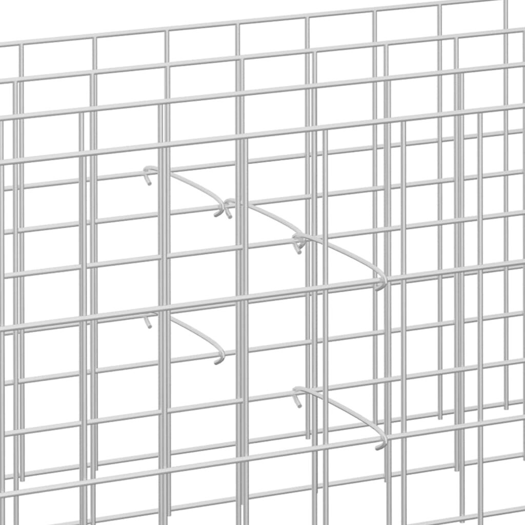 Gabionhaken 100 Stuks 15 cm Gegalvaniseerd Staal - 72% Korting