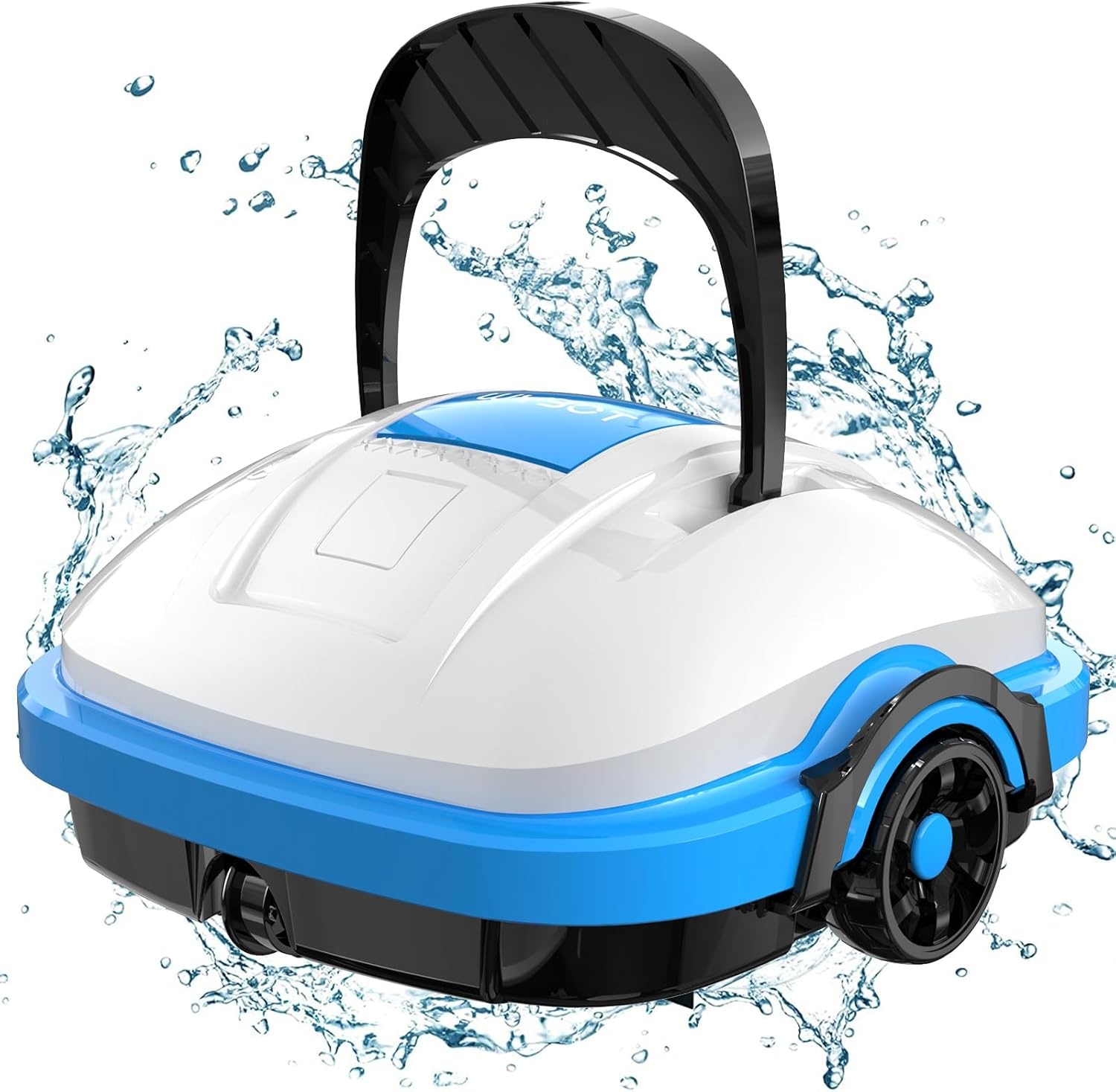 WYBOT Zwembadstofzuiger, zwembadzuiger met dubbele motor, dubbele motor, sterk zuigvermogen, automatische zwembadreiniger voor ondergrondse zwembaden tot 50 m²