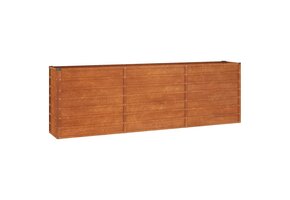 Cortenstaal Verhoogde Plantenbak - 240x40x77 cm (34% korting)