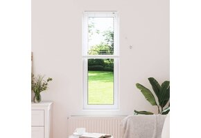 vidaXL Raamblind Handmatig Wit Aluminium 60% Korting