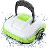 WYBOT Zwembad Reiniger Accu met Dubbele Motor Wit Groen