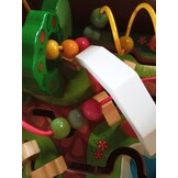 Battat BT2599C1Z Large Motor Cube, Motor Skills Toy, Motor Skills Activity Center, Animal Farm, Wooden Toy, Baby Toy from 1 Year,Multi-Colored