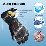 Verwarmde Handschoenen Zwart L - 76% Korting