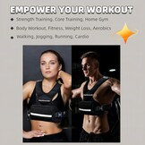 Gewichtsvest, 3 kg/5 kg, trainingsvest met reflecterende strepen en verstelbare riemen, fitnessvest voor krachttraining, hardlopen, cardio en fitness