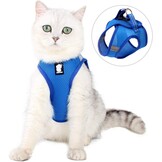 Lianzimau Kattenharnas met Leash - Lichtgewicht, Ontsnappingsproof en Verstelbaar Mesh Vest voor Puppy's en Kittens
