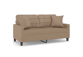 VidaXL Tweezitsbank Cappuccino - 41% Korting