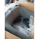 vidaXL Kuipstoel fluweel donkergrijs