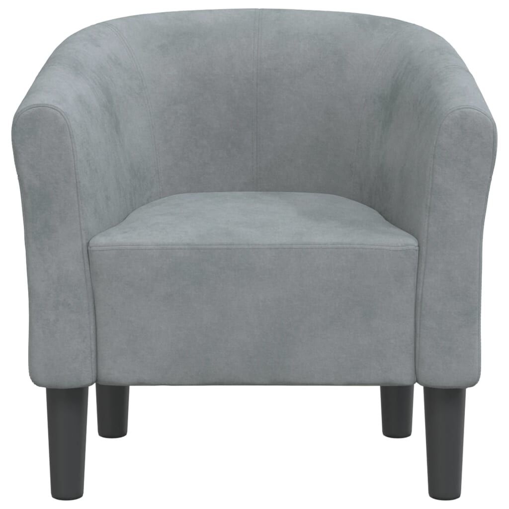 Moderne Kuipstoel Fluweel Donkergrijs - 72% Korting!