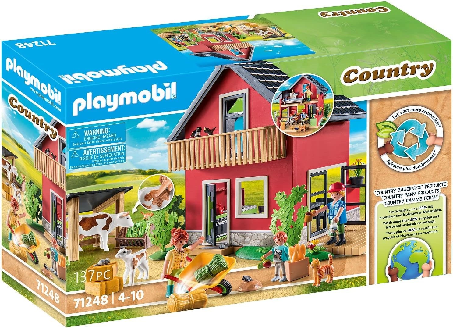 Playmobil 71248 Country Boerderij, Multi kleuren,Eén maat