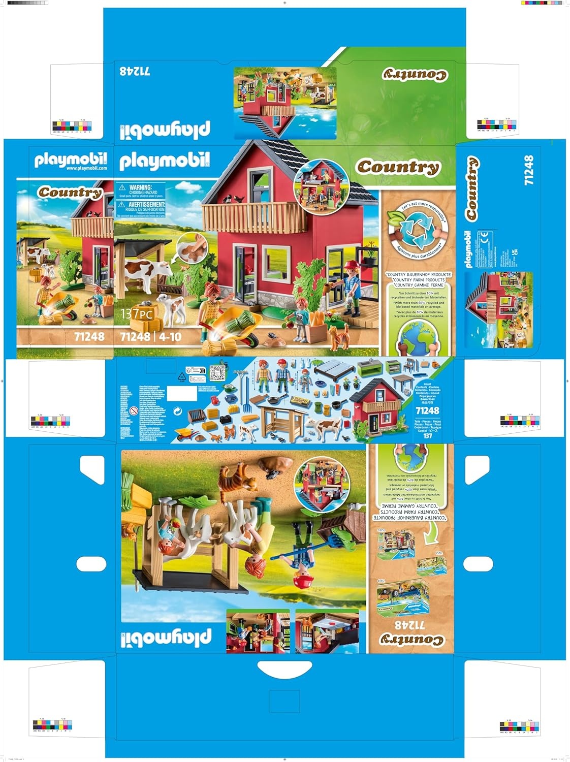 Playmobil 71248 Country Boerderij, Multi kleuren,Eén maat